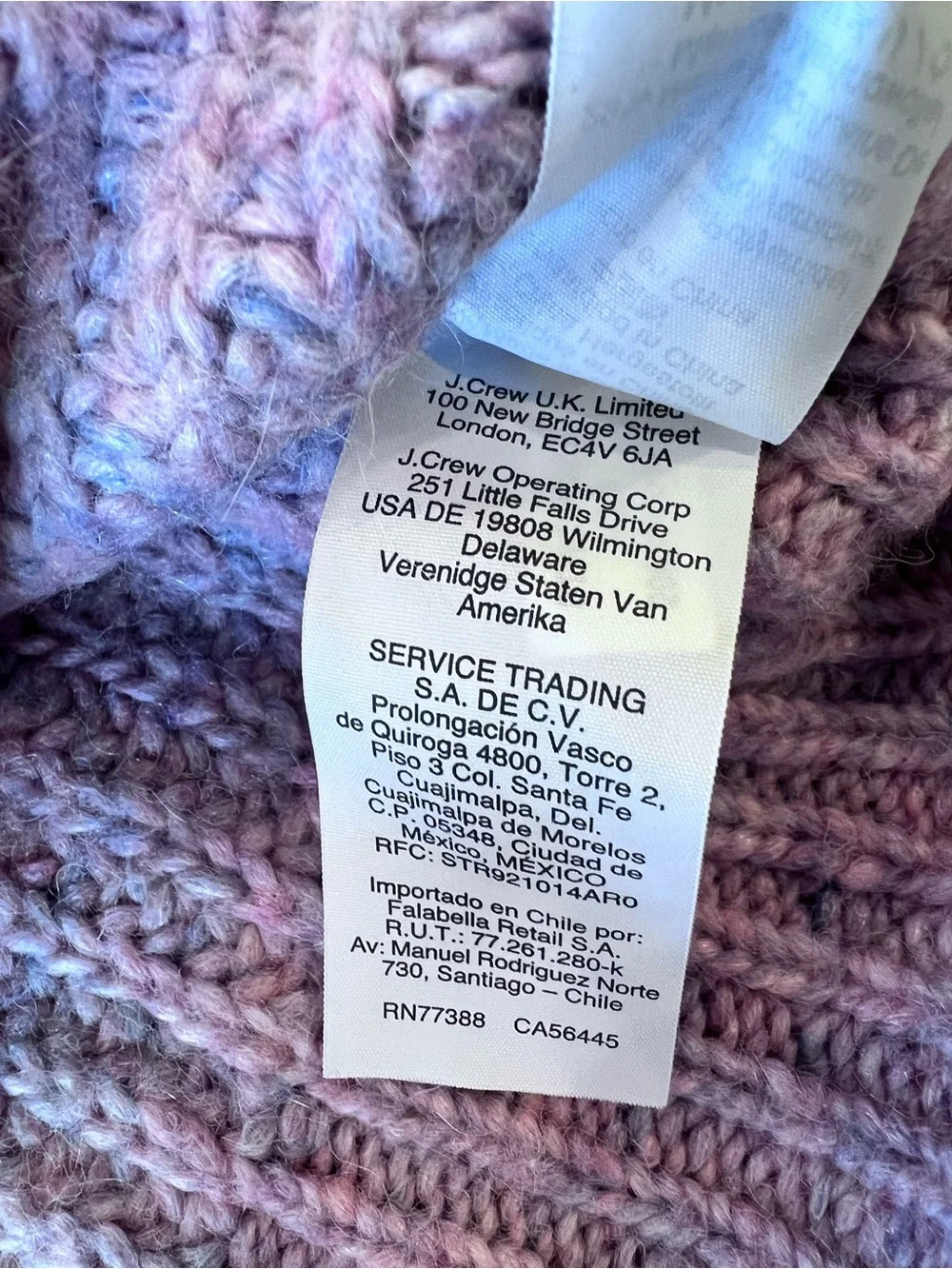 Alpaca Merino Wool Blend J. Crew Button-Shoulder Turtleneck Cropped Sweater